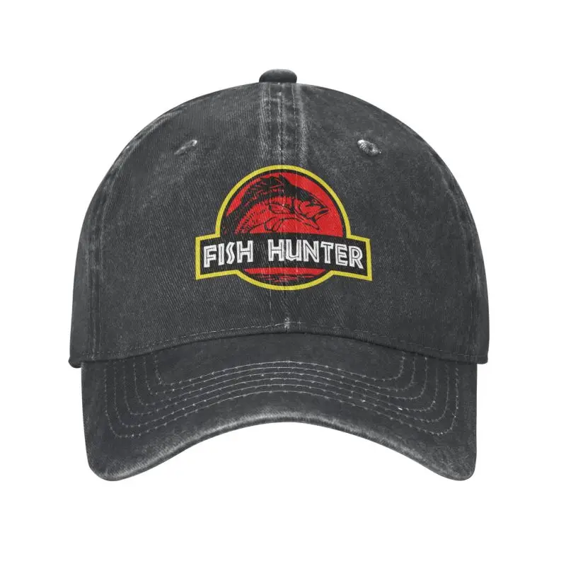 

Custom Cotton Fish Hunter Baseball Cap Women Men Breathable Fishing Addiction Fisherman Gift Dad Hat Outdoor