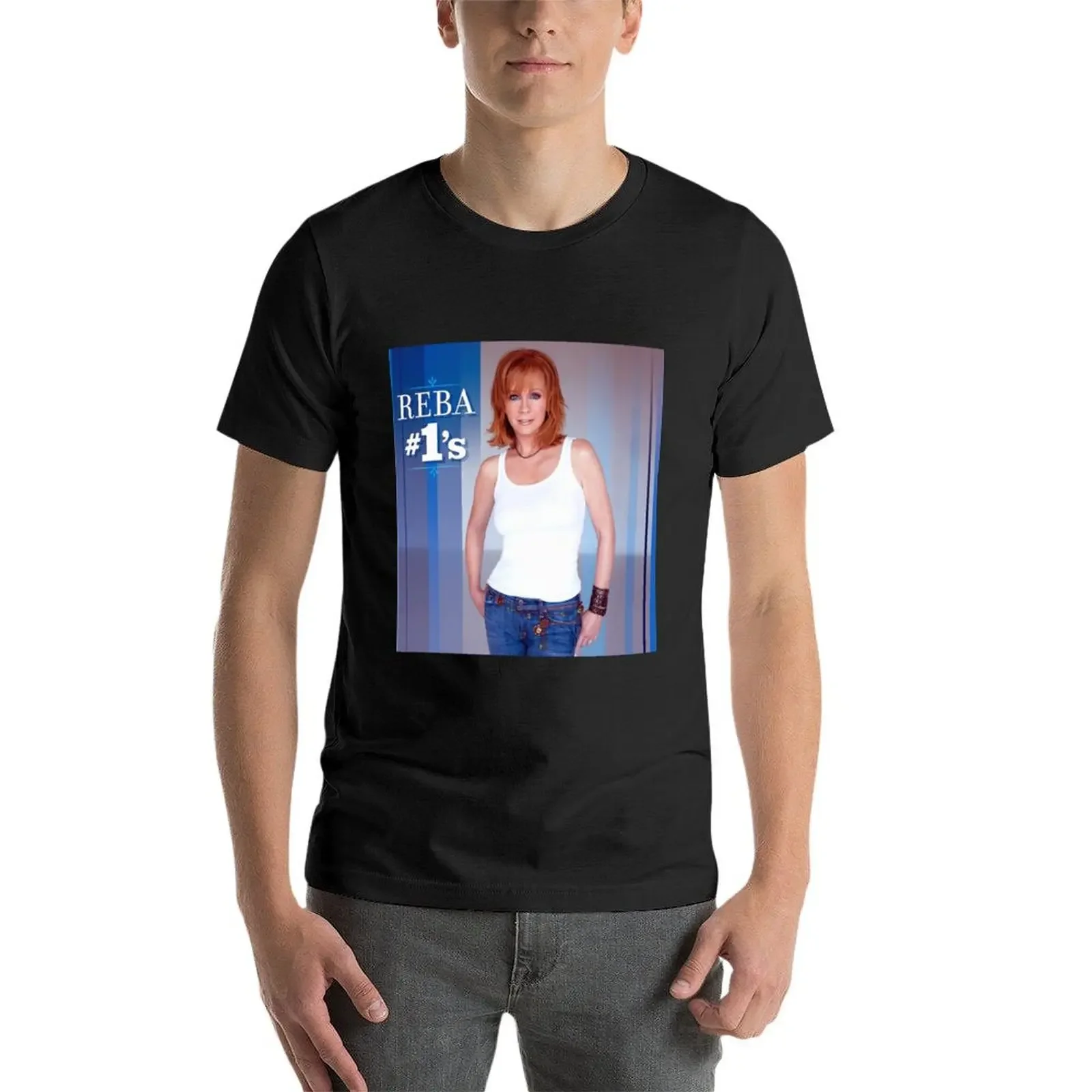 # Футболка Reba McEntire 1s негабаритная таможенная мужская одежда