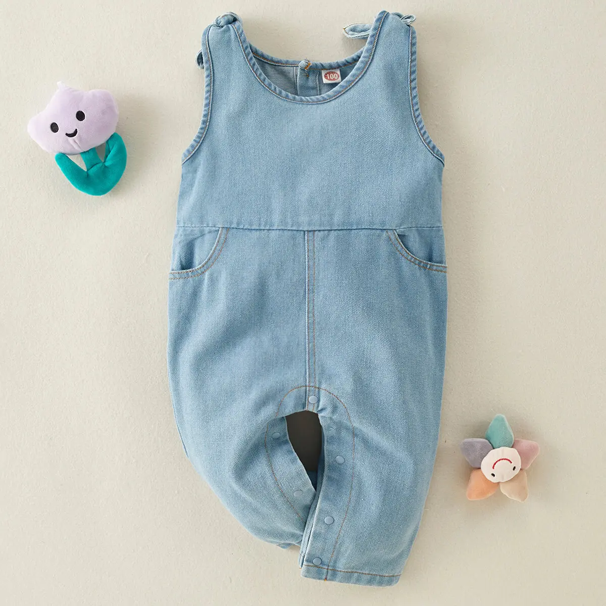 

Hibobi Denim Bodysuit for Baby/Toddler