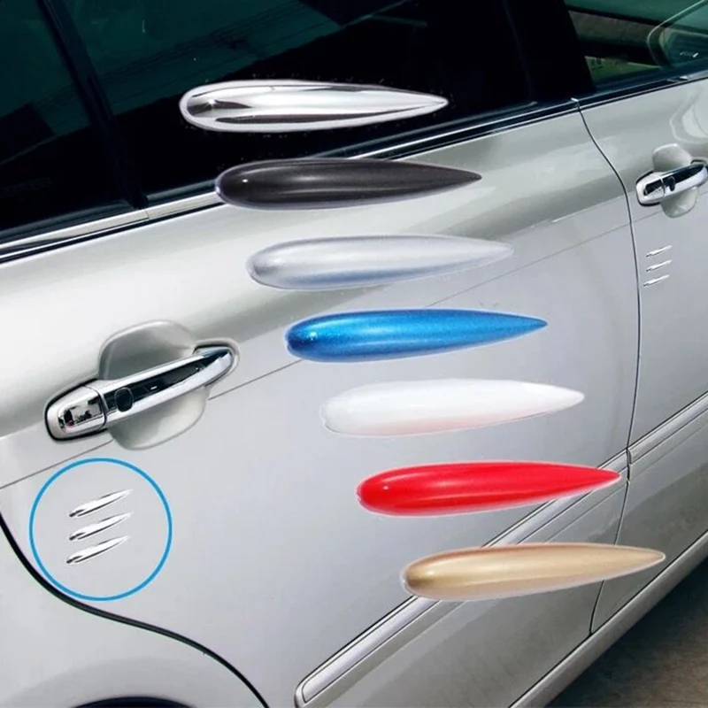 

12Pcs/Set Car Door Edge Guard Sticker Auto Bumper Anti Scratch Collision Protection Strips Side Corner Guard Car Style Accessory