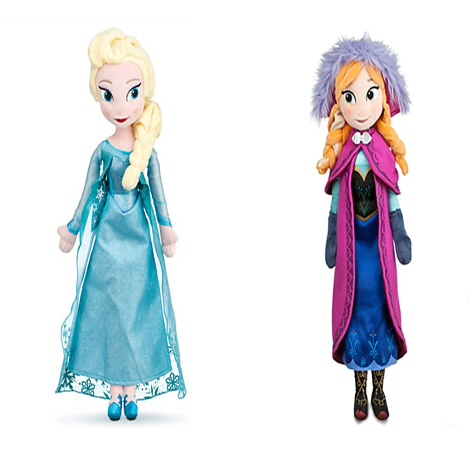 

Disney 40cm Frozen2 Princess Anna Elsa Dolls Snow Queen Anna Elsa Doll Toys Stuffed Frozen Plush Kids Toys Christmas Gifts