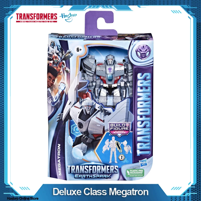 Hasbro Transformers Toys EarthSpark Deluxe Class Megatron Ac