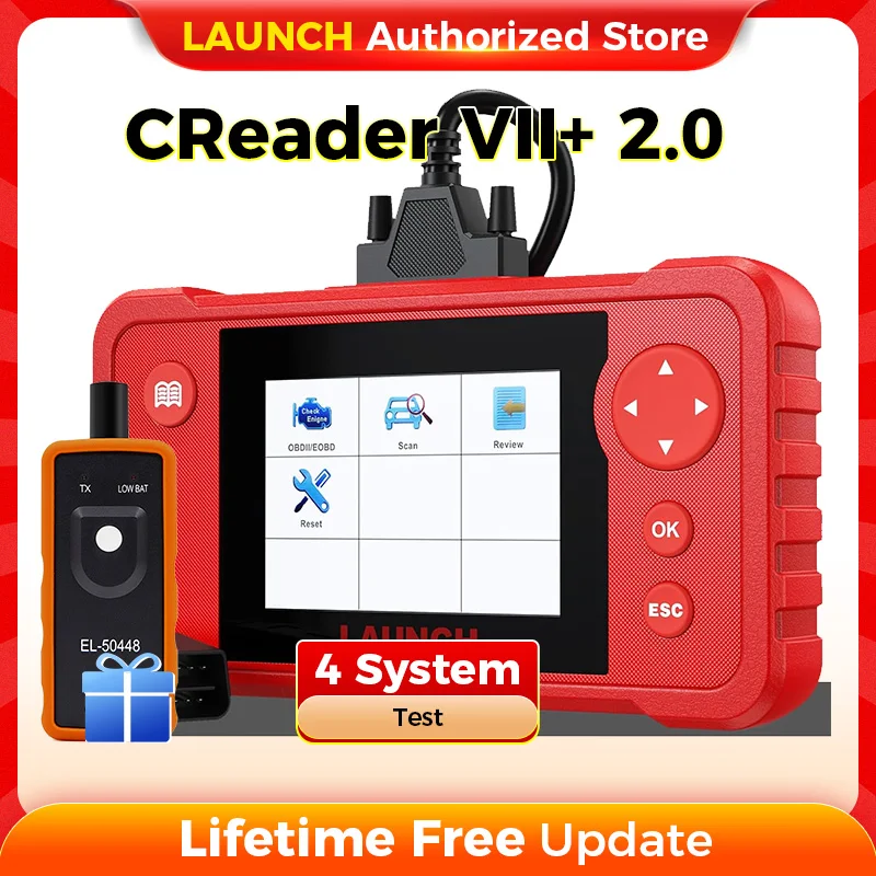Запуск Creader VII Plus 2 0 Автомобильный диагностический инструмент Автоматический