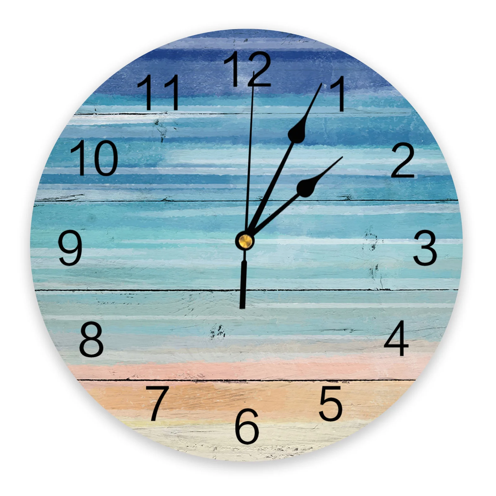 

Настенные часы с градиентом, большие современные круглые наручные часы с изображением дерева, для кухни, гостиной, украшение для дома