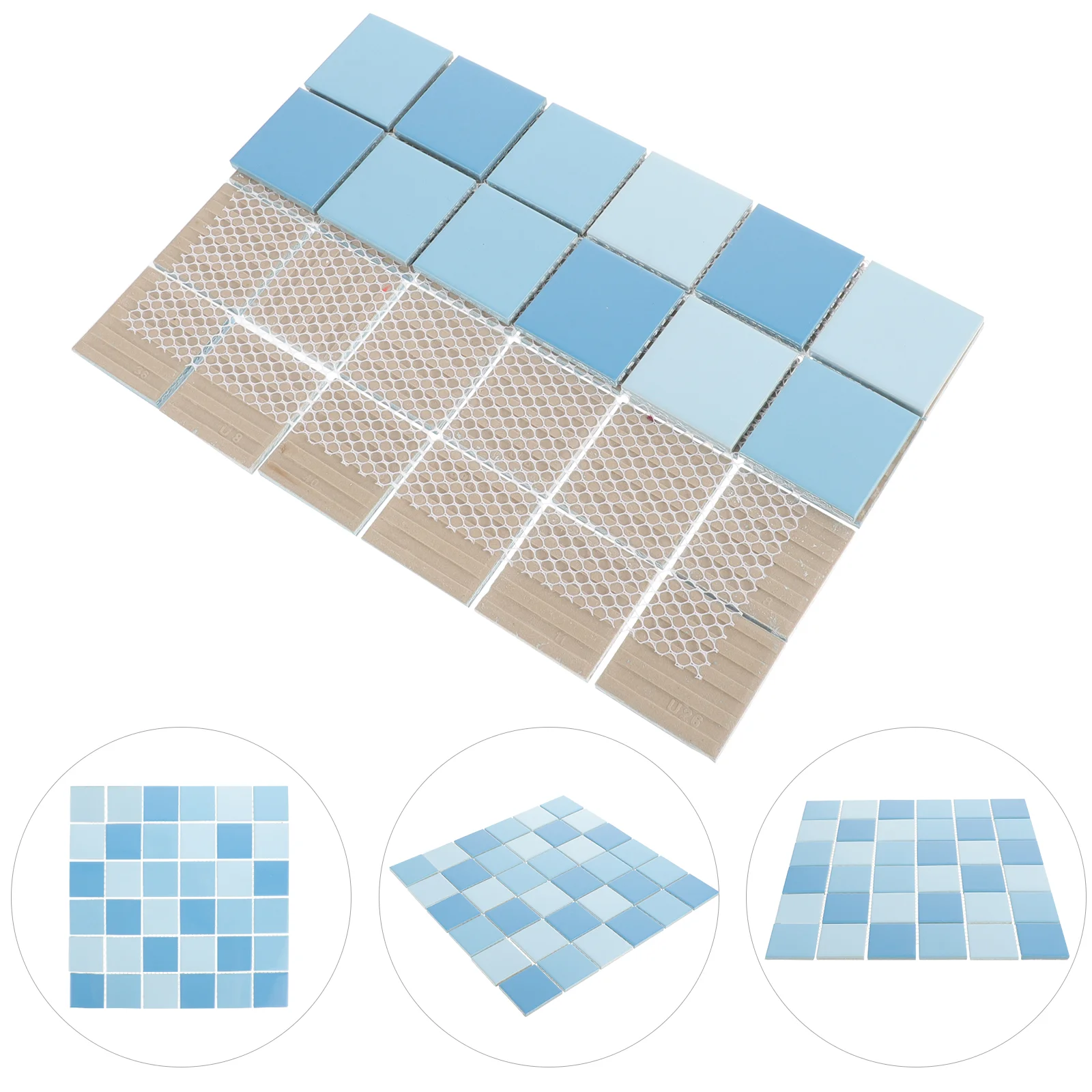 

11pcs Mosaic Tile Ceramic Mosaic Tiles for Kitchen Backsplash Swimming Pool