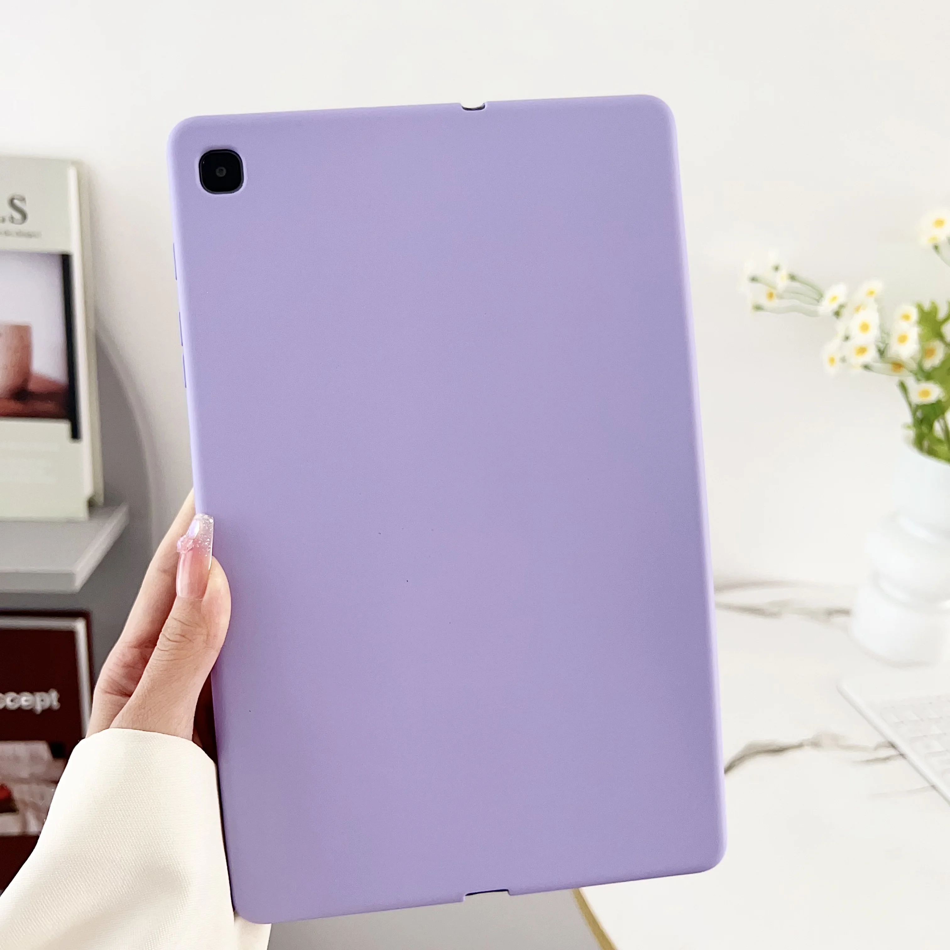 Универсальный чехол для детей Galaxy Tab S10 S9 FE Plus 12 4 дюйма SM-X820 X826 810 816B X610 X616B Soft TPU Candy
