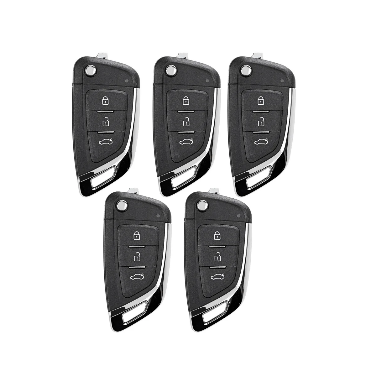 

For XKKF03EN Universal Wire Remote Key Fob Flip 3 Button for Style for VVDI Key Tool 5Pcs/Lot