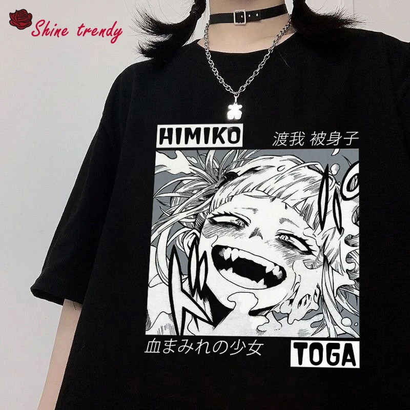 

Summer Goth Women T Shirt Aesthetic Loose Women T-shirt Punk Grunge Streetwear Ladies Gothic Top Tshirts Harajuku Clothes Y2k