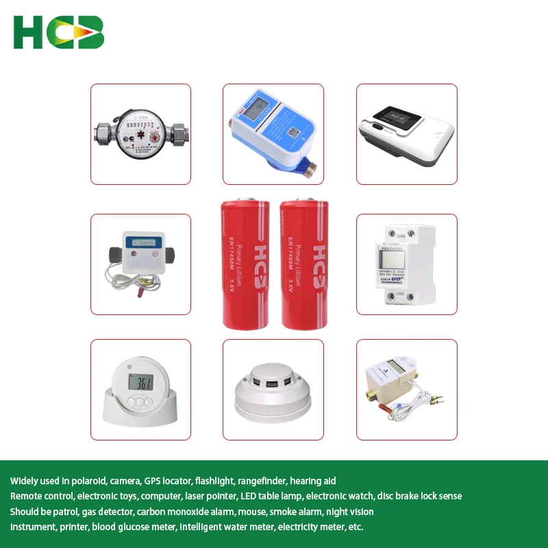 Одноразовый счетчик воды HCB ER17450M с SM разъемом 3 6 В