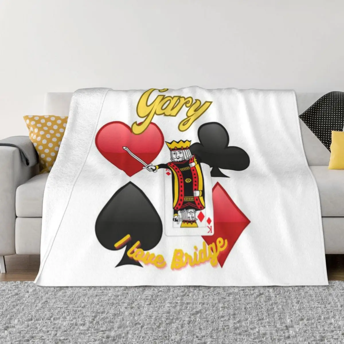 Ультрамягкое одеяло из микрофлиса I Love Bridge