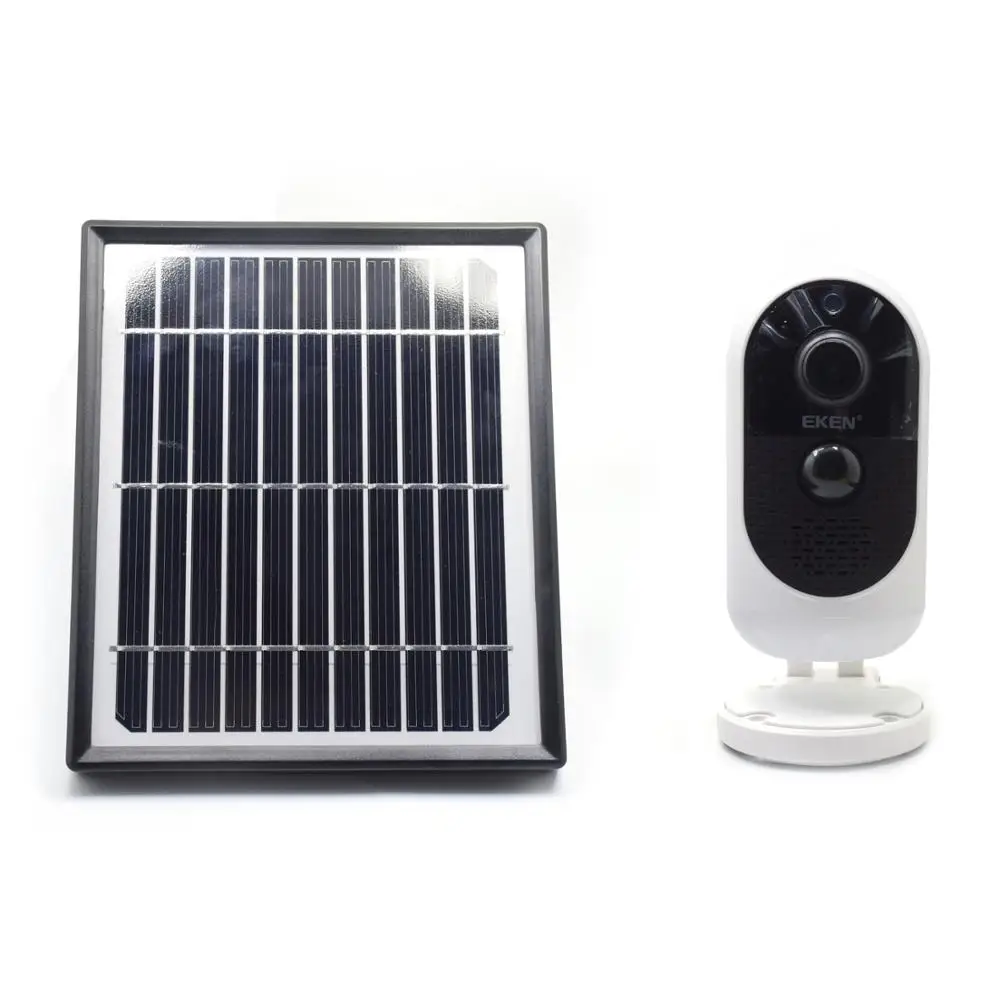 IP-камера безопасности EKEN 1080p IP65 с солнечной панелью обнаружением движения Wi-Fi |