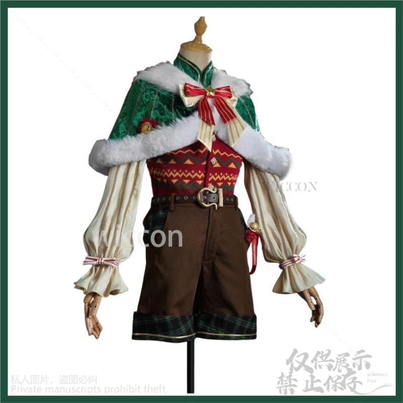 Аниме игра Identity V Эдгар Вальден Косплей Костюм Рождественский художник толстовки