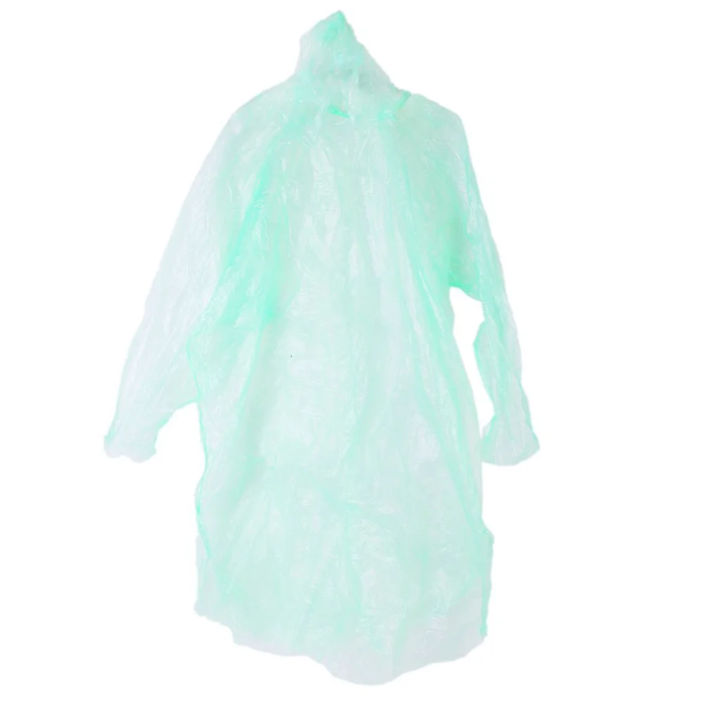 

10pcs Portable Disposable Raincoats for Outdoor Travel (Random Color)