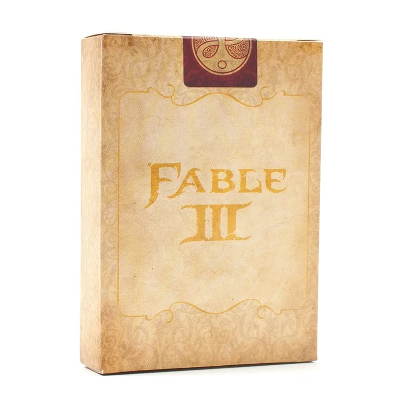 

Vintage Retro Playing Cards Fable III Games Poker Card Board Games From Limited Collector's Edition Entertainment Card Game