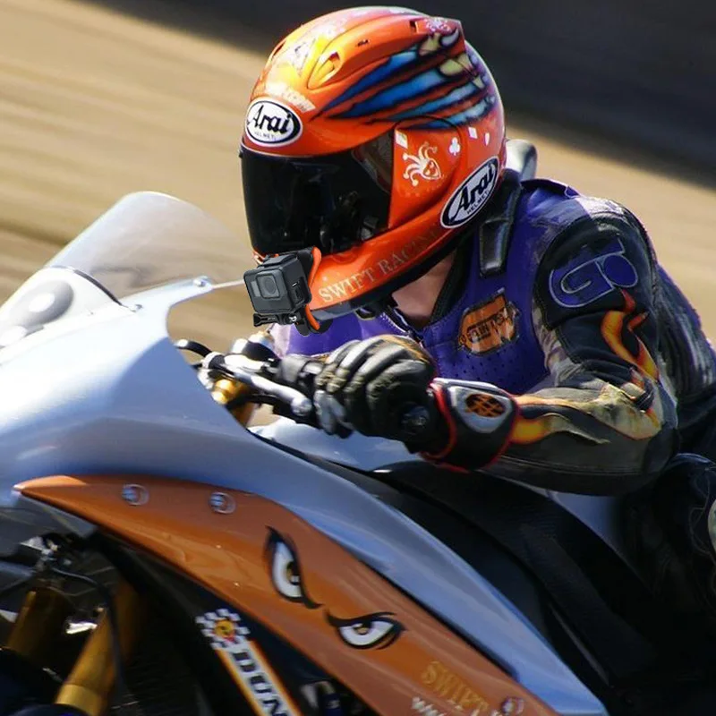 Ремешок для подбородка на мотоциклетный шлем GoPro Hero 10 9 8 аксессуары подставка