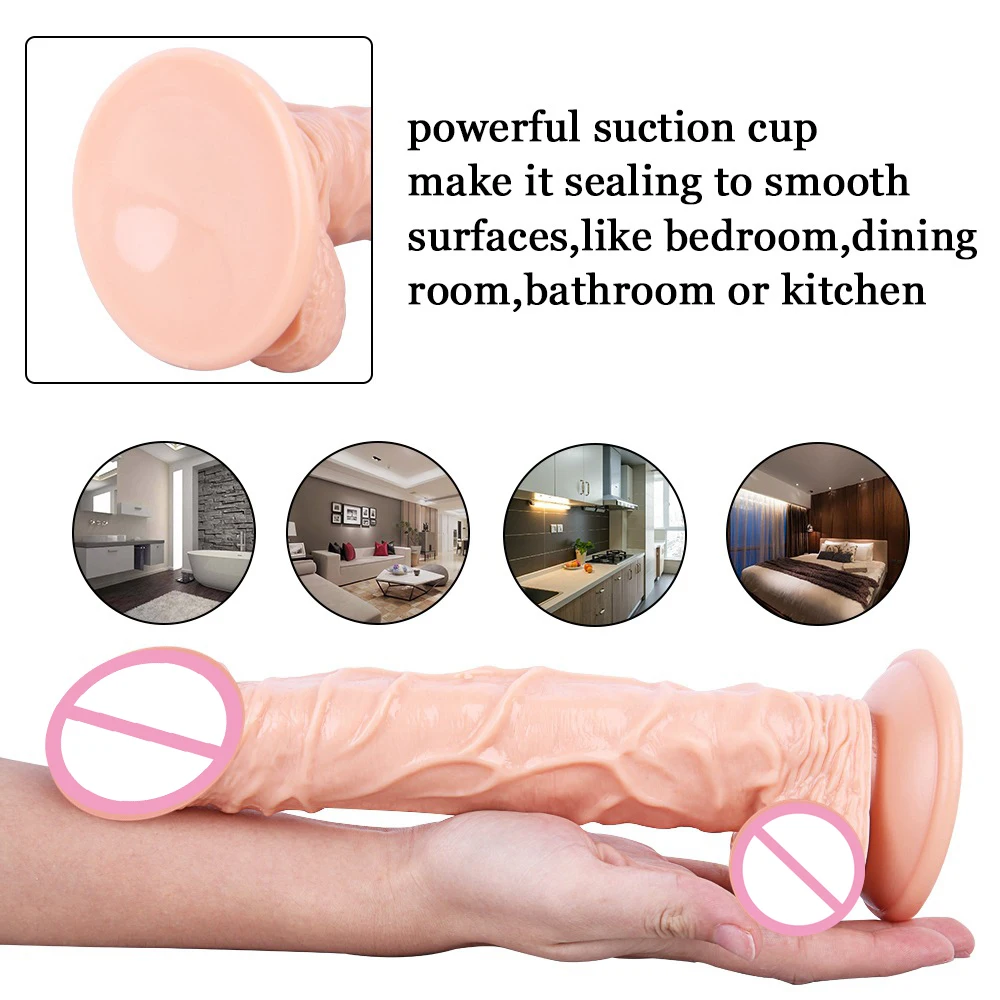 Фаллоимитатор из ПВХ 26 см силиконовые секс-игрушки для женщин искусственный