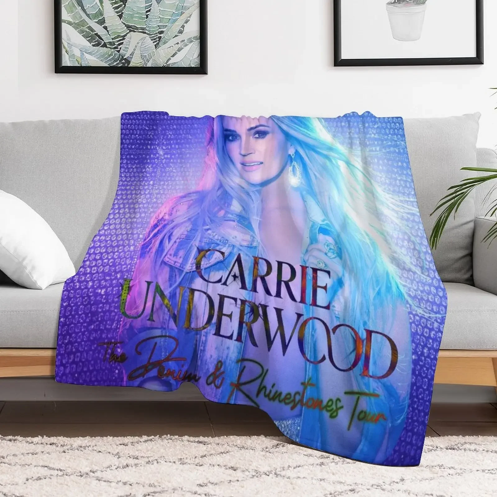 Джинсовое и искусственное одеяло carrie tour 2022 masmay персонализированные подарочные