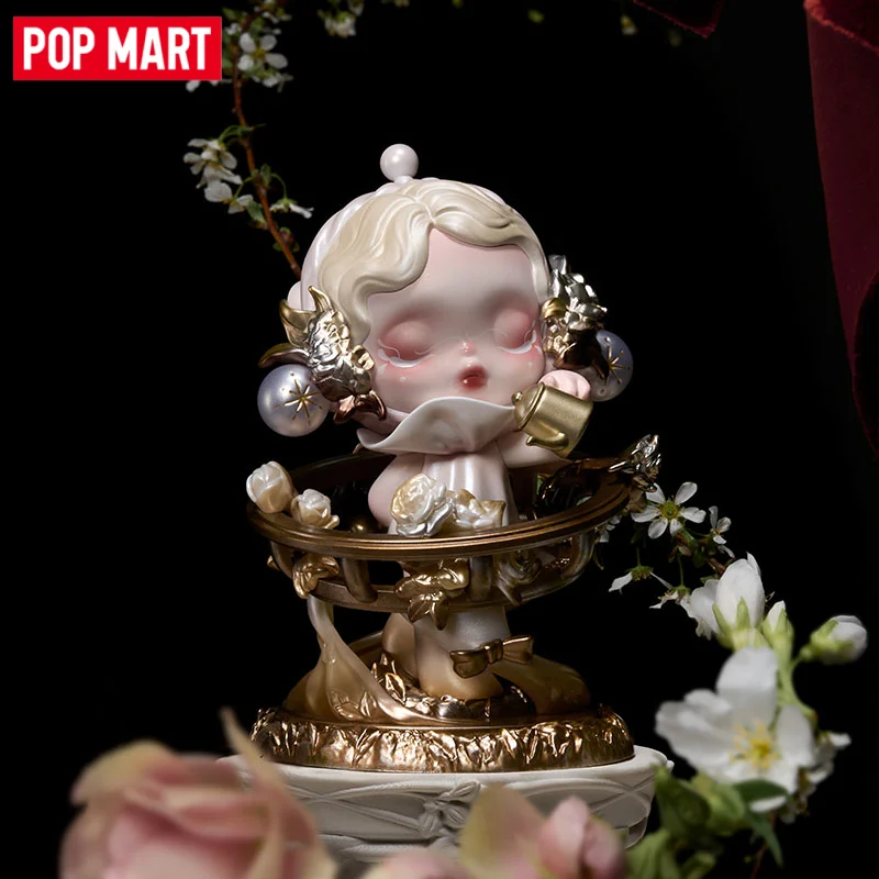 Фото Новая оригинальная коллекционная фигурка POP MART SKULLPANDA Petals in Four Acts Series, ПВХ-кукла, брелок, модная игрушка, загадочная коробка, фигурка-сюрприз №1