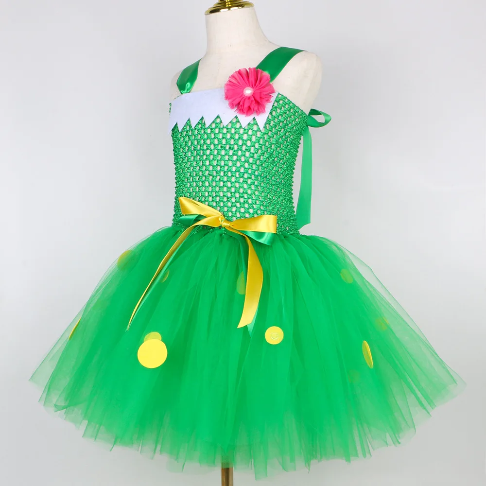 Милое зеленое Пышное Платье динозавра корона волшебная палочка сумка перчатка