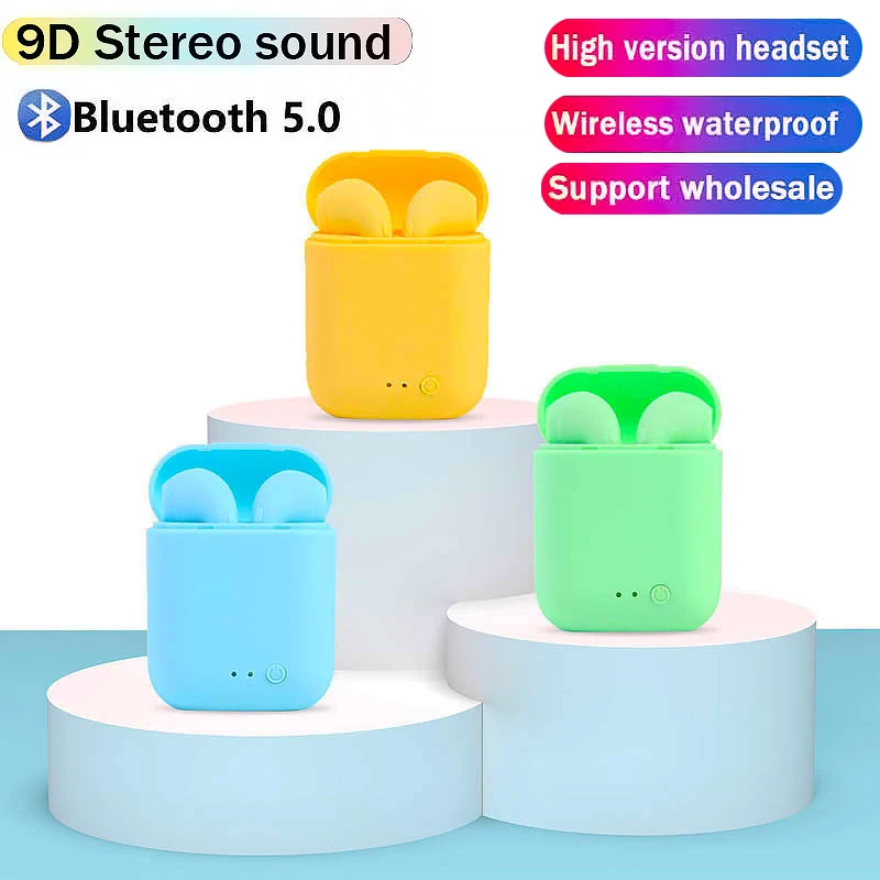 

Оригинальные спортивные беспроводные наушники I12 TWS, гарнитура с микрофоном, беспроводные наушники-вкладыши Bluetooth, стереонаушники, наушники...