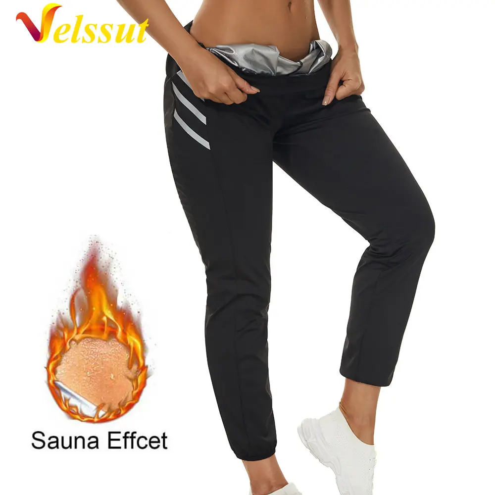 

Леггинсы-сауна Velssut для женщин, трусики для похудения и потери веса, брюки для фитнеса, спортивная одежда для похудения, сжигание жира, форми...