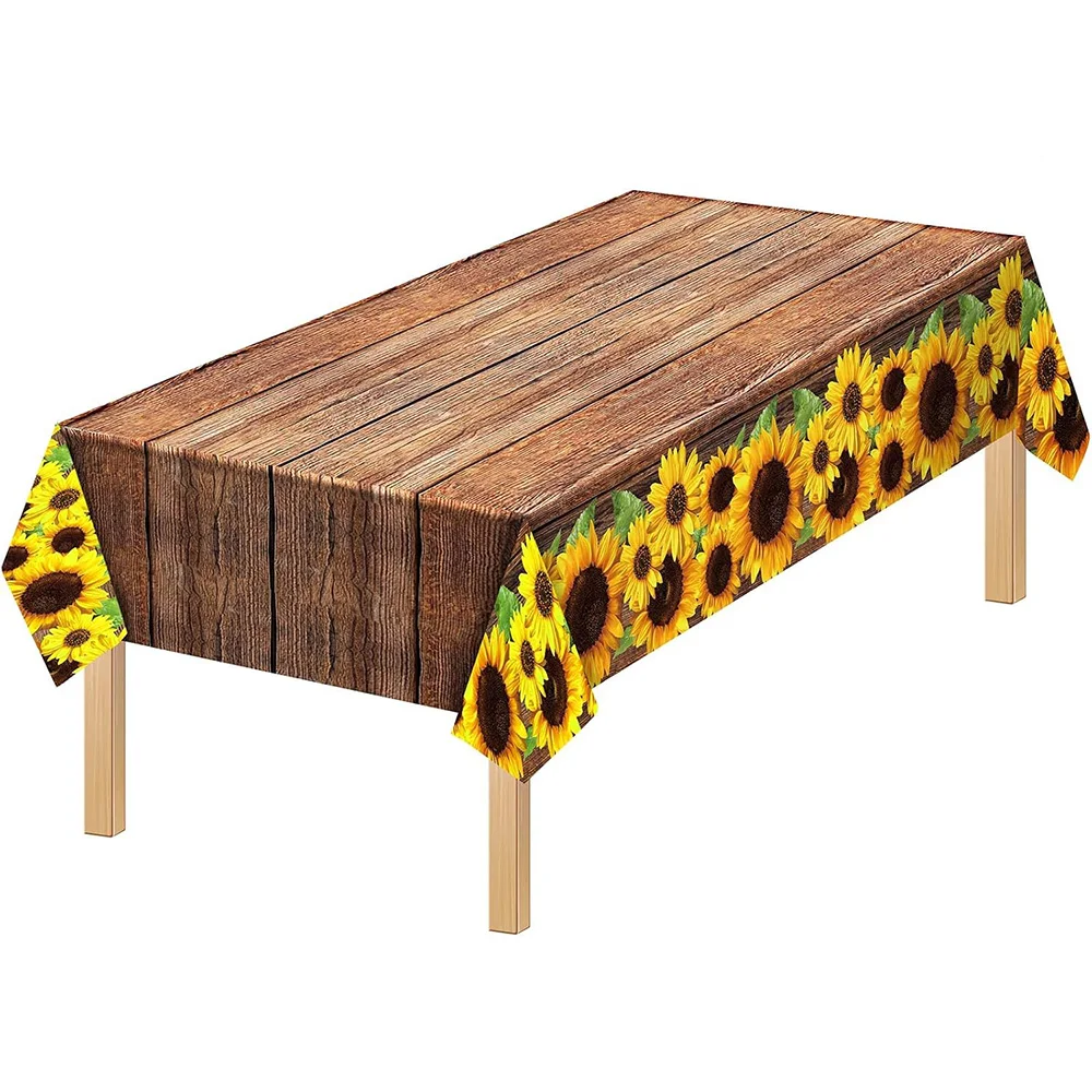 Скатерть под дерево одноразовые пластиковые прямоугольные скатерти тарелки