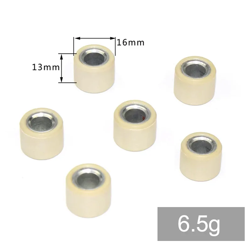 Роликовые грузила вариатора 16X13 мм 18x14 мм для DIO 50 139QMB 50cc 157QMJ 125 150cc GY6, детали для скутера и мотоцикла
