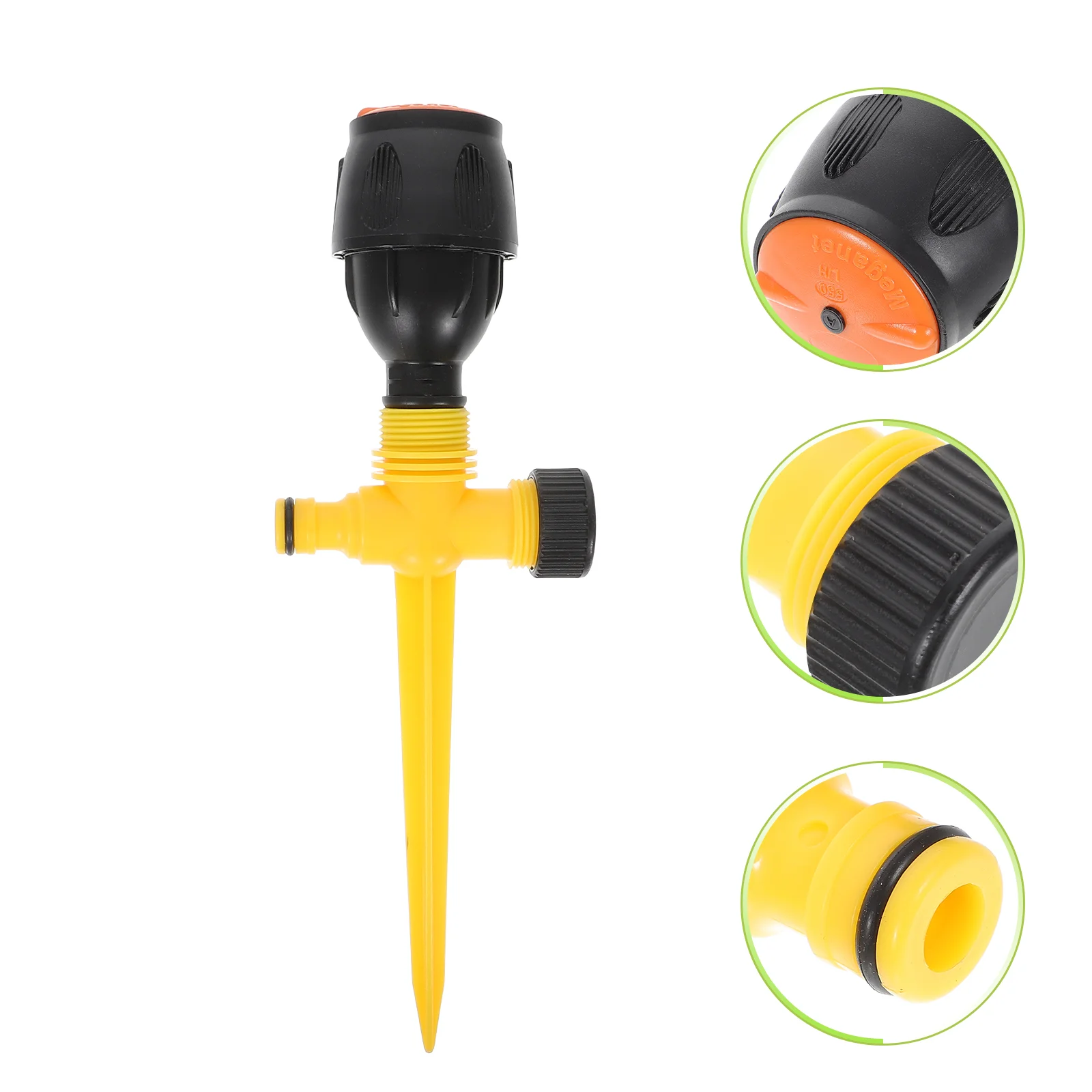 

Sprinkler Rotating Water Automatic Rotary Head Spray Agricultural Irrigation Watering Tool Plastic