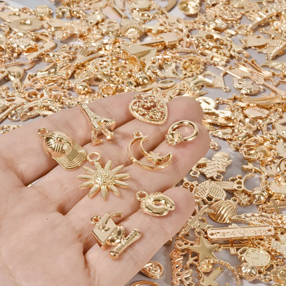 Новый 20/30/60 шт. Kc золотого цвета Древний Египет скарабей паук стрекоза животное