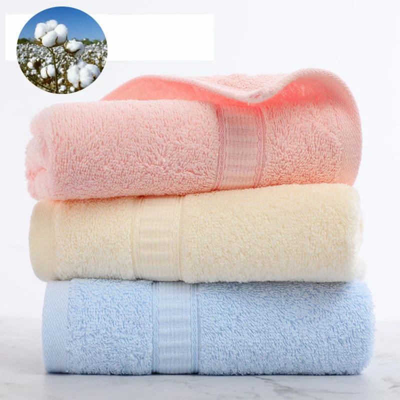 

1 шт., полотенце для лица из чесаного хлопка в полоску