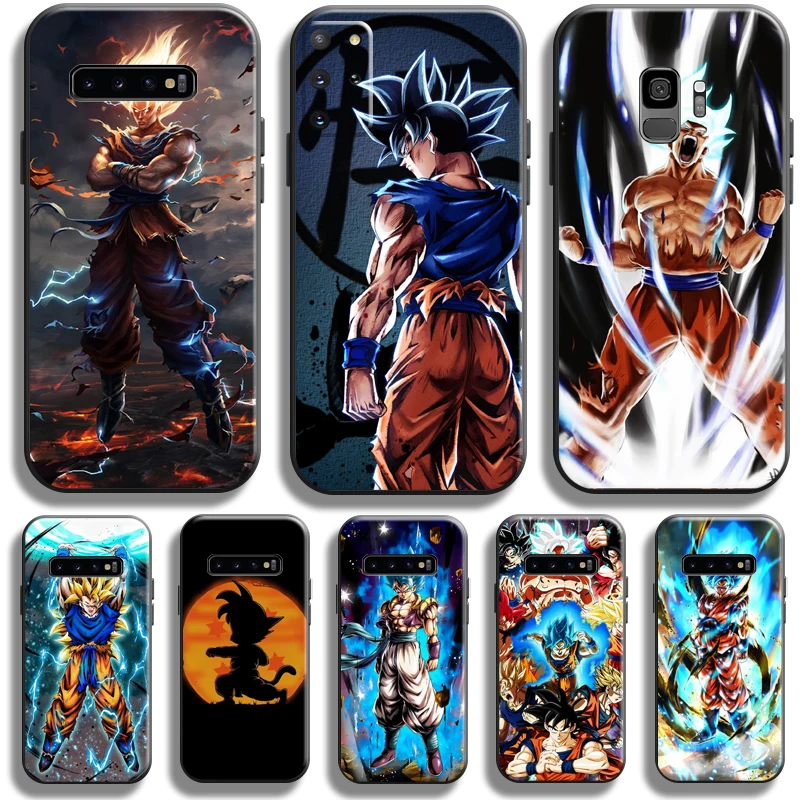 

Anime Dragon Ball For Samsung Galaxy S22 S21 S20 Ultra FE 5G S10 10E S9 Plus Lite Phone Case Black TPU Back Soft Liquid Silicon
