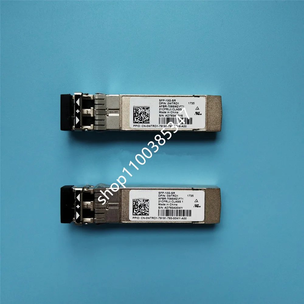 del/sfp 10g fiber adapter/0WTRD1/AFBR-709SMZ-FT1/SFP-10G-SR multimode sfp 850NM 10g Fiber Transceiver/10g sfp adapter switch
