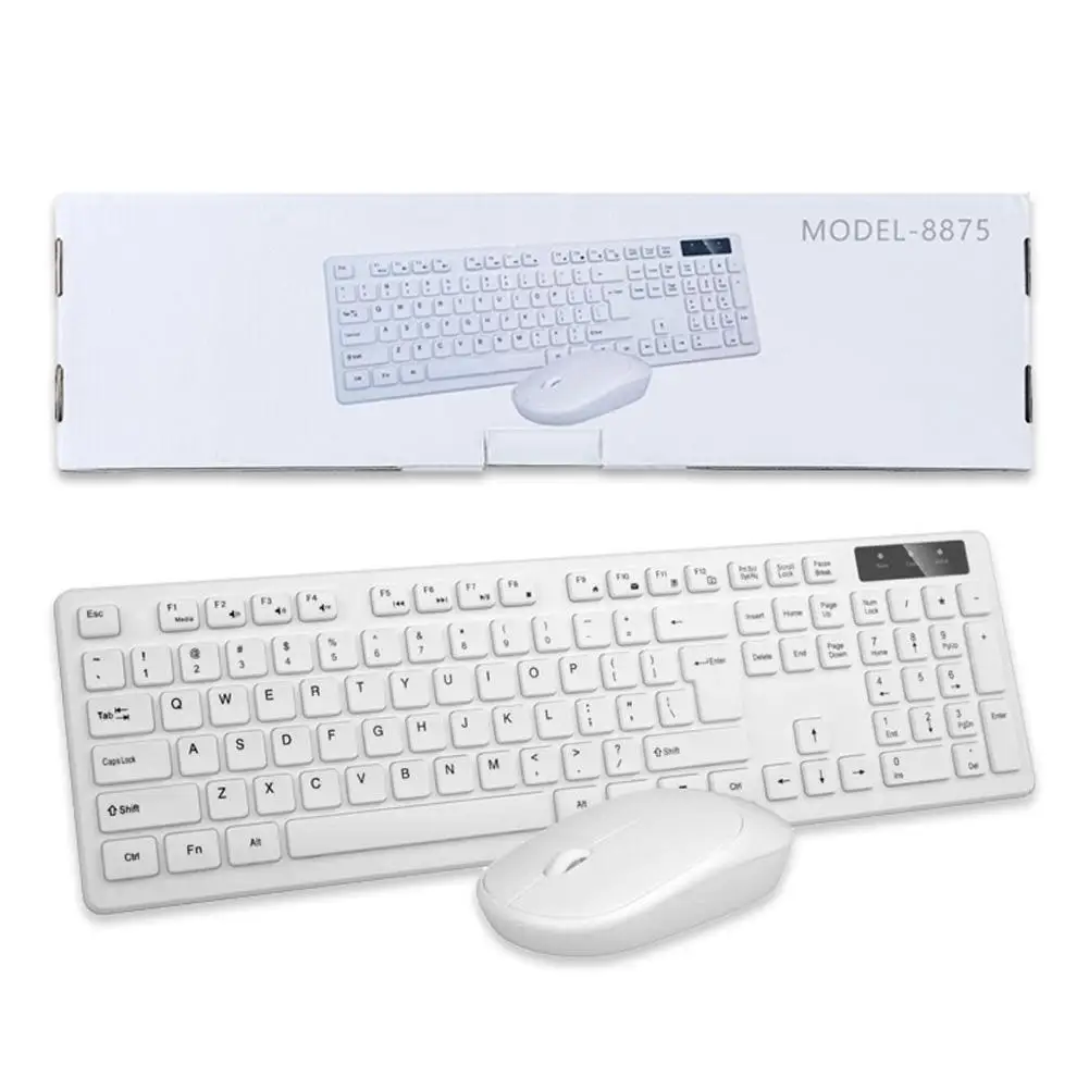 

K-03 Wireless Bluetooth Keyboard Mouse Set 2.4g Plug-Play Waterproof Keyboard Mouse USB Interface For Desktop Laptop Compact