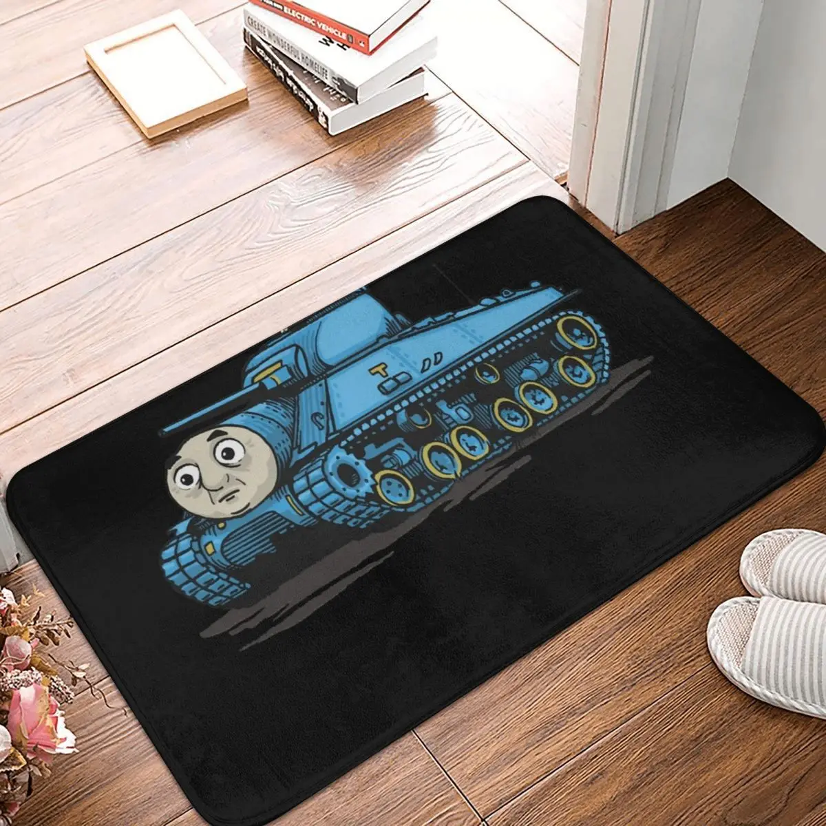 

Thomas The Tank Classic Door Mat Decor Ins Fashion Style 3D Rug Carpet Bathmat Nonslip Entrance Living Room Home Kitchen Bedroom