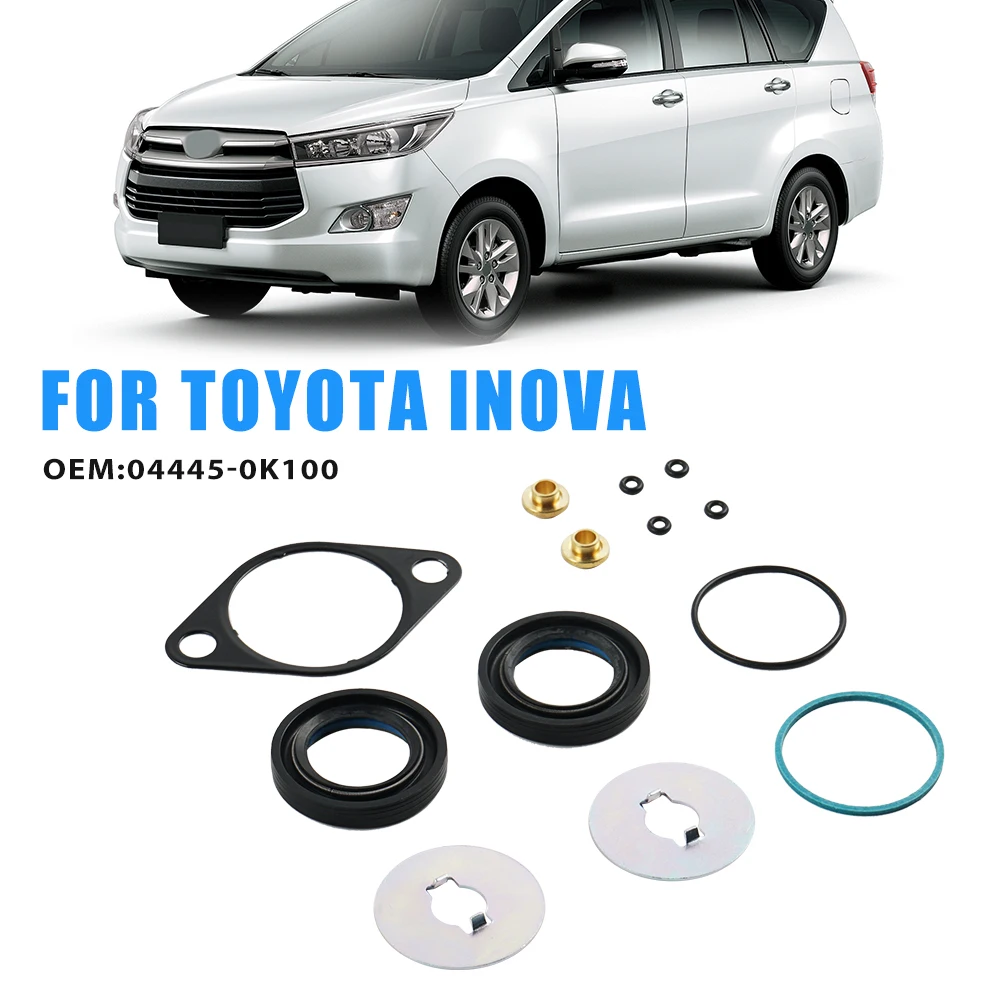 

Rubber Power Steering Rack Assembly Repair Gasket Kit For Toyota Innova 2004-2016 Toyota Hilux 2004-2012 OEM:04445-0K100