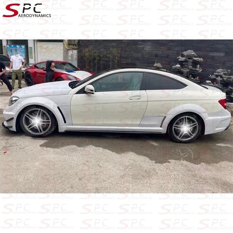 Комплект широкого тела SPC для Benz C Class W204 C63 комплект тюнинга AMG Coupe 2008-2010