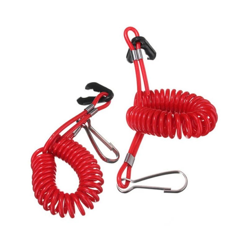 

Universial Outboard Engine Motor Lanyard Kill Stop Switch Safety Tether