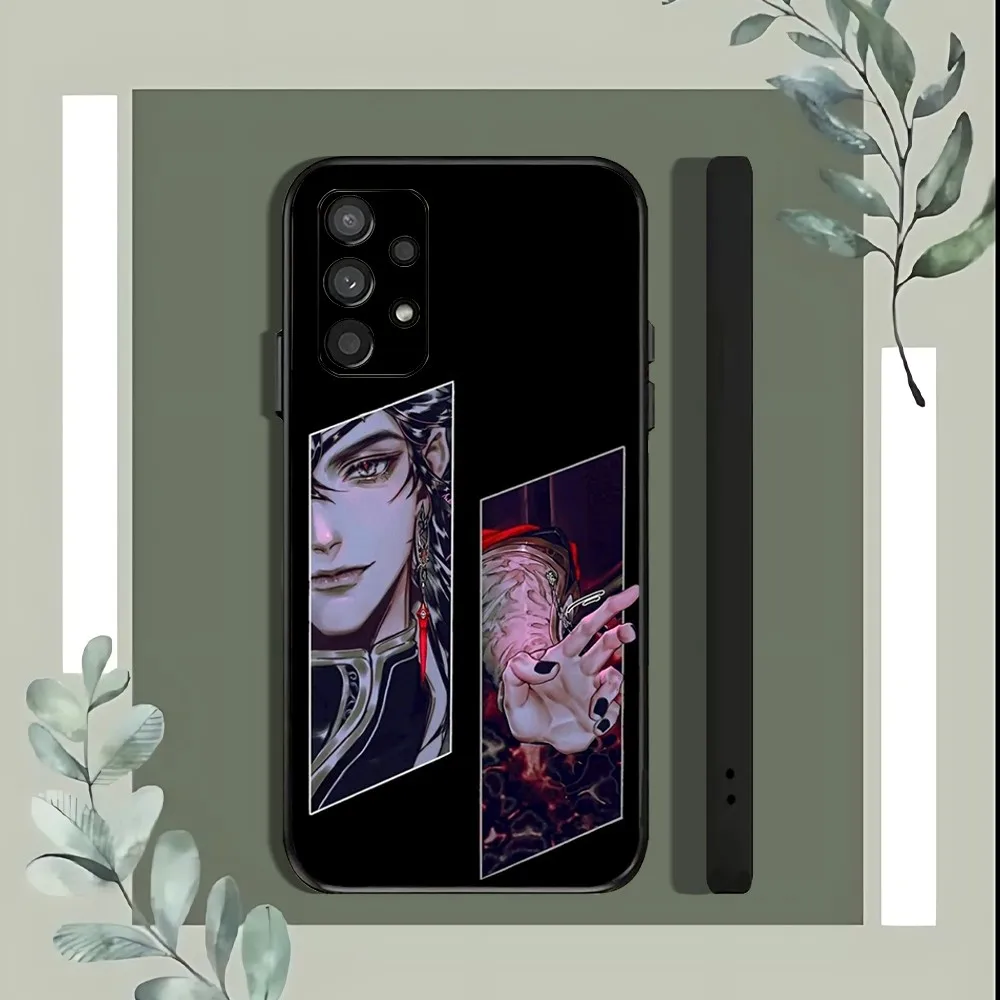 Hua Cheng Xie Llian Phone Case For Samsung Galaxy A52 A12 A51 S21 Edge S22ULTRA S23 S24 Plus Ultra Black Cover