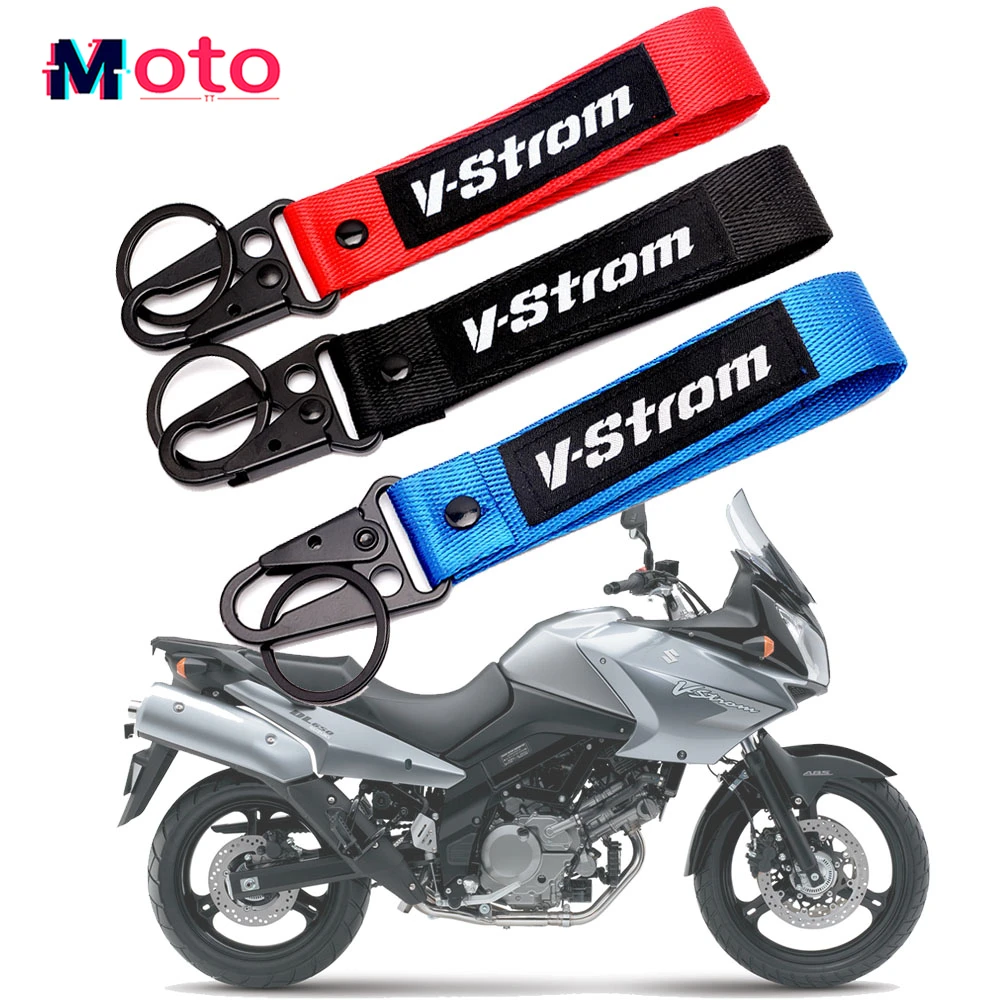 

Motorcycle Keychain Keyring Chain Ring For SUZUKI VSTROM DL250 DL650 V-Strom DL1000 DL 650/ 1000/XT Accessories