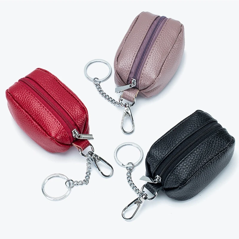 

Женский модный кошелек для мелочи, кожаный кошелек для мелочи с карманом на молнии