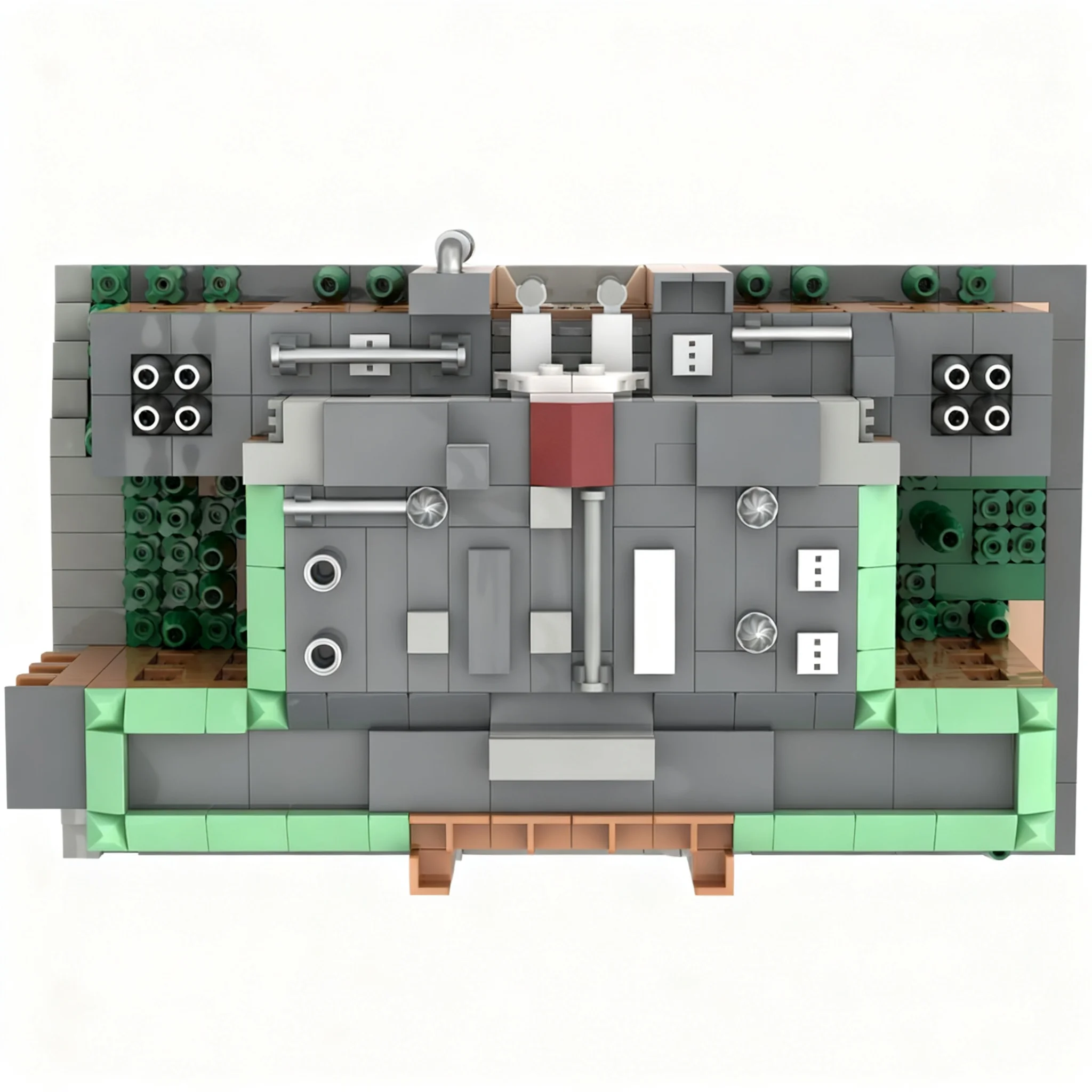 Набор строительных блоков MOC «Зал Бэгли» (1365 деталей) — миниатюрная модель, конструктор, рождественский подарок, развивающая игрушка, идея для дня рождения, DIY для детей (art.: 3920dc987eda6) - 3920dc987eda6