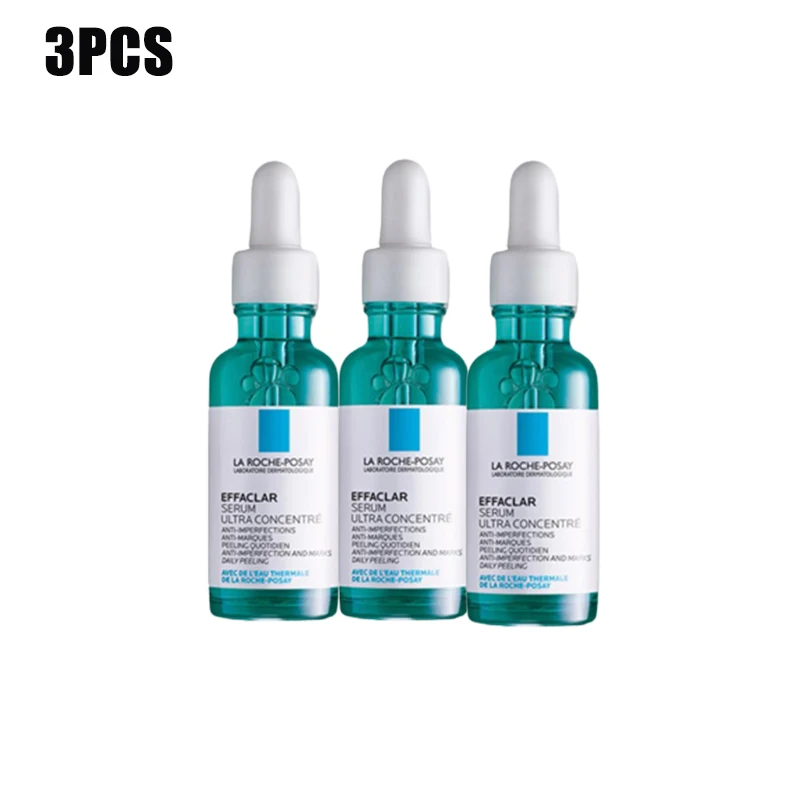 

3PCS La Roche Posay Effaclar Essence Hydrating Moisturizing Whitening Acne Reducing Pore Shrinking Salicylic Acid Nicotinamide