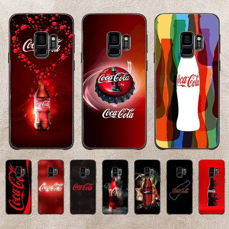 

C-Coca-Fashion Cola Phone Case For Samsung Galaxy A51 A50 A71 A21s A31 A41 A10 A20 A70 A30 A22 A02s A13 A53 5G Cover Coque