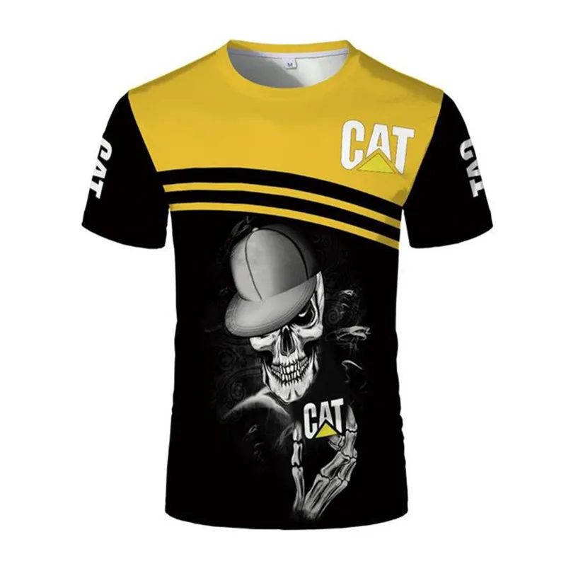 

Футболка с объемным принтом гусеницы, летняя мужская и женская рубашка с Аватаром из мультфильма, модные топы с коротким рукавом, черный цвет