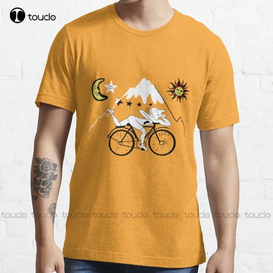Bicycle Day Classic T-Shirt Trending White T Shirt Women Funny Art Streetwear Cartoon Tee Digital Printing Shirts
