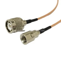 new modem coaxial cable tnc male plug to fme male plug connector rg316 cable pigtail 15cm 6 adapter