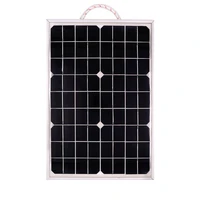 solar light multi purpose mobile phone charging solar power board 20w solar power system