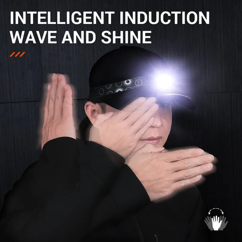 

Usb Rechargeable Built-in Battery Led Strong Headlight Super Bright Head-Mounted Flashlight Outdoor Rechargeable Night Fishing