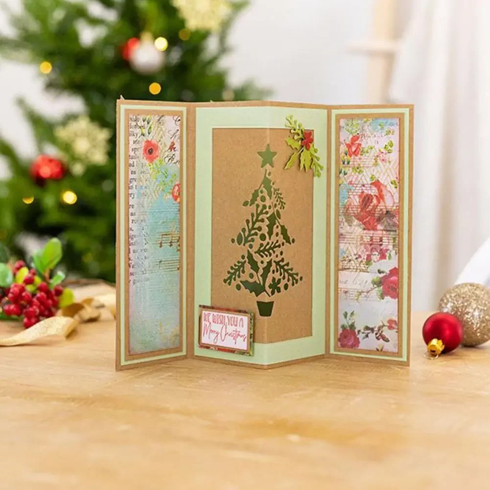 

Cutting Dies Cut Die Mold Christmas Tree Decoration Paper Stencils Mould Scrapbook Craft Punch B9q4 Knife Dies Blade E6x9