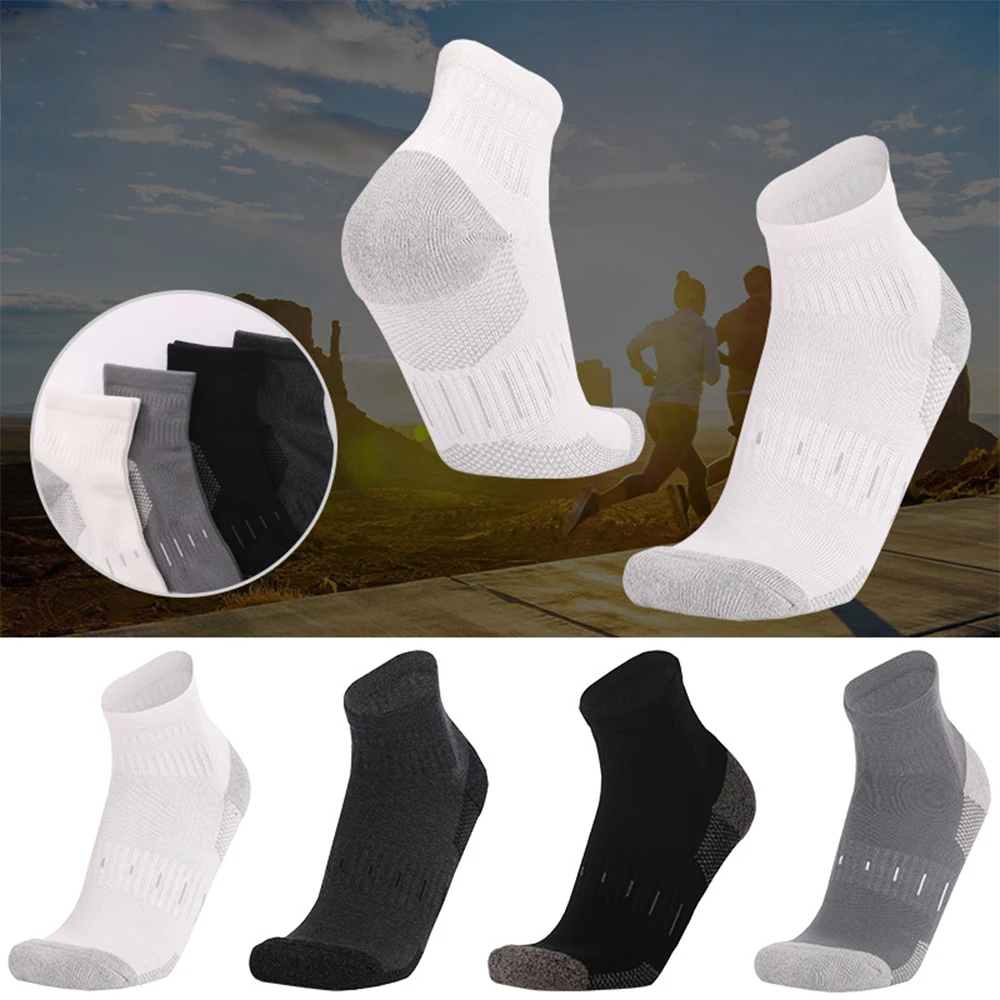 

Sports Socks Adult Women Men Breathable Low-Tube Thickened Towel Bottom Sports Ankle Socks Leisure Outdoor Size 39-46 Wholesale